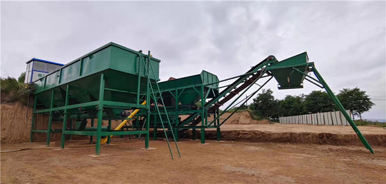 Nền tảng Nhà máy trộn đất di động miễn phí 90KW cho các dự án đường sắt