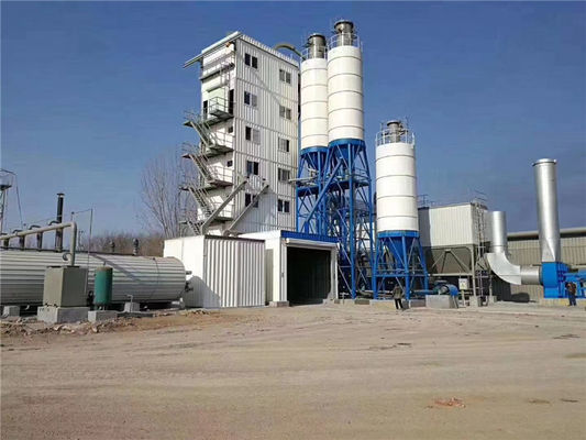 Nhà máy trộn nhựa đường 120TPH có độ tin cậy cao để bảo trì đường bộ