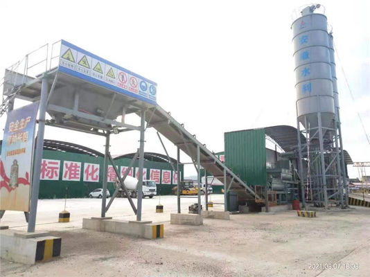 Trạm trộn đất ổn định động cơ kép 240KW Nhà máy trộn cố định