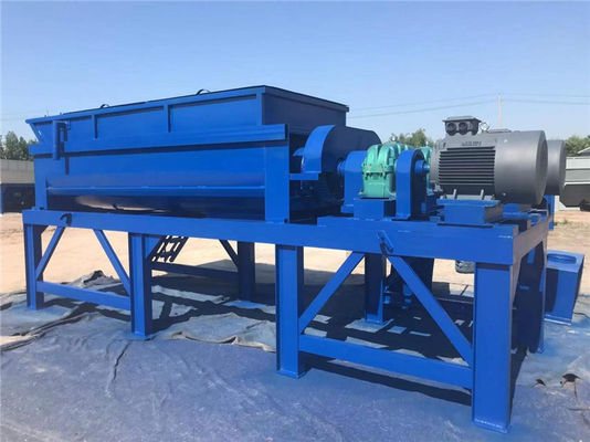 Bộ phận nhà máy sản xuất hàng loạt hiệu suất cao Máy trộn trục đôi 37KW