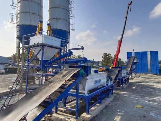 Cầu Nhà máy trộn đất ổn định 120m3/H Tự động hóa cao