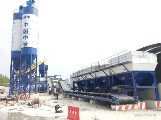 Nhà máy trộn đất ổn định độ chính xác cao với máy trộn đa chức năng
