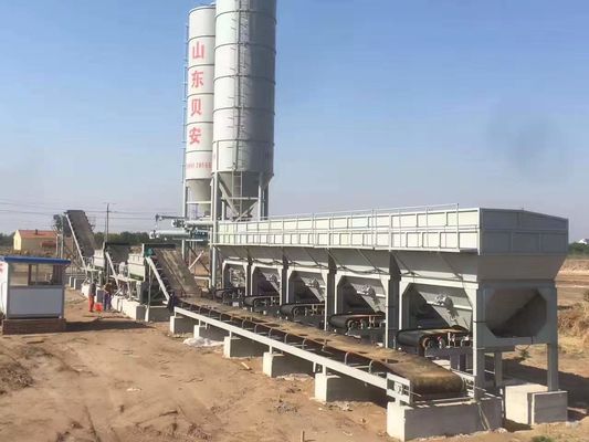 Nhà máy trộn đất ổn định liên tục di động Hệ thống điều khiển hoàn toàn tự động
