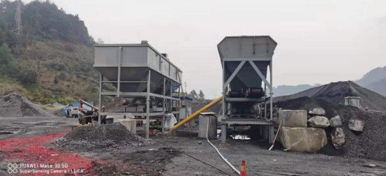 Trạm trộn nước ổn định di động mà không có nền tảng