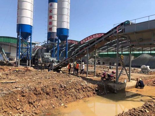 Nhà máy trộn đất di động có năng suất cao được tùy chỉnh trong các dự án xây dựng